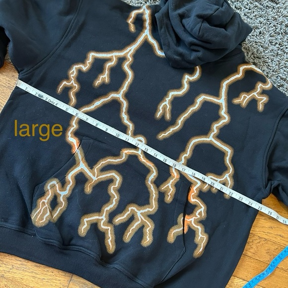 NWOT Darc Sport Wolves Club Lightning Black Hoodie - Picture 13 of 13